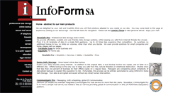 Desktop Screenshot of infoform.ch